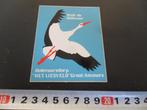 sticker Groot - Ammers Ooievaarsdorp HET LIESVELD Ooievaar, Ophalen, Zo goed als nieuw, Bedrijf of Vereniging