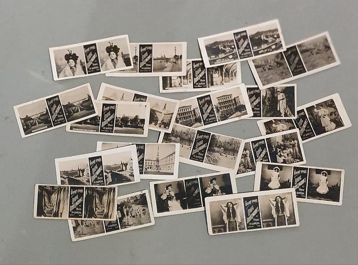 Oude Stereo foto's reclame plaatjes van Louis Dobbelmann's., Verzamelen, Merken en Reclamevoorwerpen, Gebruikt, Overige typen
