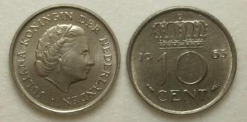 PD02609 Juliana 10 cent 1963 beschikbaar voor biedingen