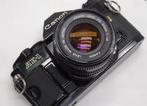 Canon AE-1 Program / 50mm 1:1.8 lens, Audio, Tv en Foto, Fotocamera's Analoog, Ophalen of Verzenden, Zo goed als nieuw, Spiegelreflex