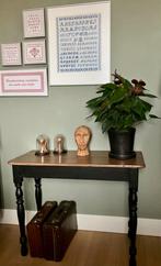 Franse brocante sidetable - 100x47x75cm, Huis en Inrichting, Ophalen, 25 tot 50 cm, Rechthoekig, 100 tot 150 cm