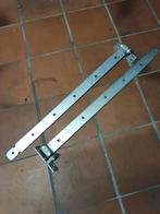 grote zware duimhengen 70 cm, Doe-het-zelf en Verbouw, Hang- en Sluitwerk, Ophalen, Nieuw, Rvs, Scharnier