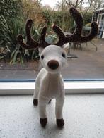 Wit velours Hert rendier eland van Hema met bruin gewei, Ophalen of Verzenden, Zo goed als nieuw, Overige typen