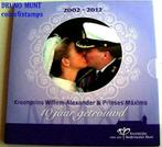 Themaset 2012 - 10 jaar getrouwd Willem-Alexander & Máxima, Postzegels en Munten, Munten | Nederland, Verzenden, Koningin Beatrix