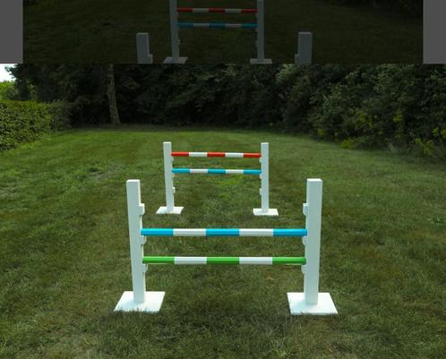 Springhindernis ideaal set van 2 voor Hobby Horse spel, Dieren en Toebehoren, Paarden en Pony's | Overige Paardenspullen, Nieuw