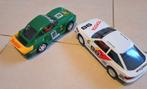 Porsche slotcar met racebaan SCX/Scalextric, Kinderen en Baby's, Speelgoed | Racebanen, Zelf te bouwen, Elektrisch, Ophalen, Overige merken