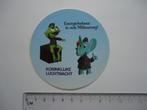 sticker oud Leger KLU luchtmacht milieu defensie retro strip, Verzenden, Zo goed als nieuw, Bedrijf of Vereniging
