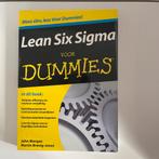 Lean Six Sigma voor Dummies - Zo goed als nieuw!, Ophalen of Verzenden, Zo goed als nieuw