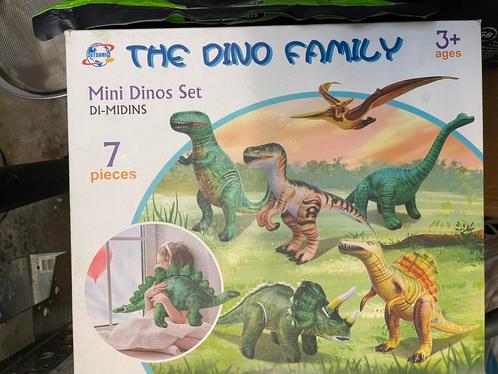 Opblaasbare dinosaurussen - Mini Set (7 stuks), Verzamelen, Speelgoed, Zo goed als nieuw, Ophalen of Verzenden