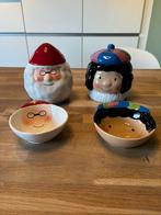 Sinterklaas / zwarte piet snoep / koek pot + schaaltjes, Ophalen, Zo goed als nieuw