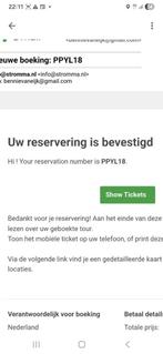 3 tickets rondvaart Amsterdam, Tickets en Kaartjes, Kortingen en Cadeaubonnen, Drie personen of meer, Overige typen