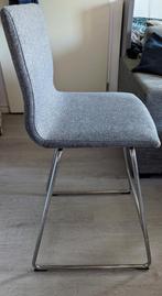 2 grijze Ikea stoelen, Huis en Inrichting, Stoelen, Grijs, Twee, Ophalen of Verzenden, Zo goed als nieuw