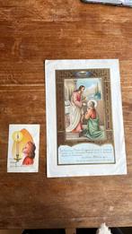 2 communie prentjes, Verzamelen, Ophalen of Verzenden, Gebruikt, Kaart of Prent, Christendom | Katholiek