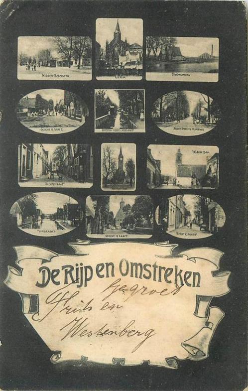 (304-235-011) De Rijp NH De Rijp en Omstreken, Verzamelen, Ansichtkaarten | Nederland, Noord-Holland, Verzenden