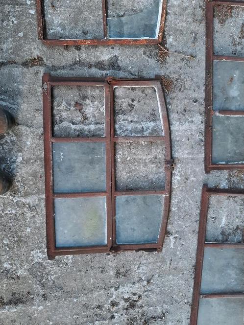 Gietijzeren smeedijzeren stalraam stalramen, Doe-het-zelf en Verbouw, Glas en Ramen, Gebruikt, Gevelraam of Ruit, Minder dan 80 cm