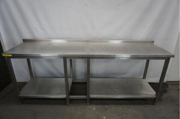 RVS tafel werktafel horeca werkbank aanvoertafel afvoertafel beschikbaar voor biedingen