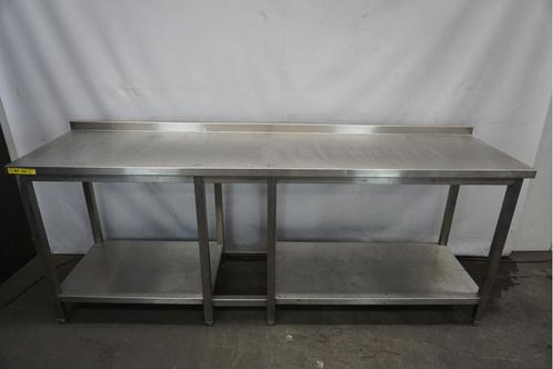 RVS tafel werktafel horeca werkbank aanvoertafel afvoertafel, Zakelijke goederen, Horeca | Keukenapparatuur, RVS Meubilair, Gebruikt