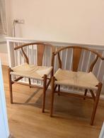 2 mooie eetkamerstoelen iepenhout, Huis en Inrichting, Stoelen, Ophalen