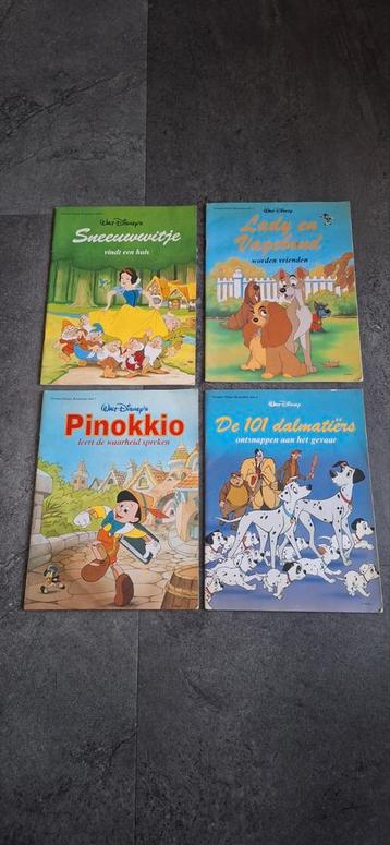 4 Walt Disney Kinderboeken Klassiekers beschikbaar voor biedingen