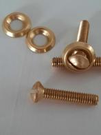 Messing lenskop boutjes m4x20 patrijspoort woonboot kotter, Watersport en Boten, N, Nieuw, Ophalen of Verzenden, N