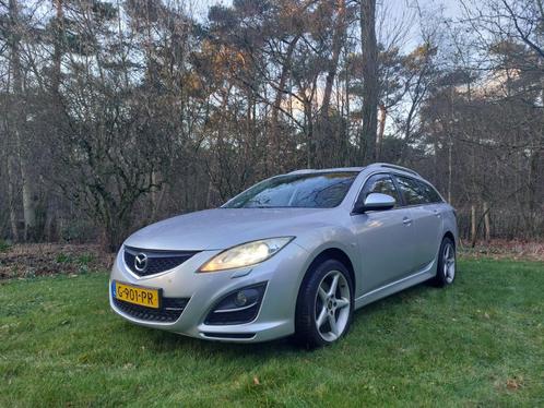 Mazda 6 1.8 Sportbreak 2010 Zilvergrijs, Auto's, Mazda, Particulier, ABS, Airbags, Airconditioning, Alarm, Bluetooth, Bochtverlichting