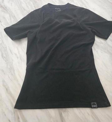 Womboo Buidelshirt Maat M - Zwart Heren (baby draag t-shirt) beschikbaar voor biedingen