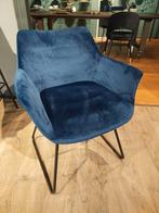 Eetkamer stoel / restaurant stoel  **Juul Blauw velvet **, Huis en Inrichting, Stoelen, Ophalen, Horeca, Blauw, Nieuw