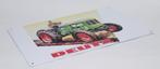 Deutz tractor op het land reclamebord van metaal wandbord, Verzamelen, Merken en Reclamevoorwerpen, Reclamebord, Info@deconoord.nl