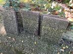 50 (of minder) Grindtegels 40x60 Wit, Tuin en Terras, Tegels en Klinkers, Ophalen, Gebruikt, 10 m² of meer, Grind