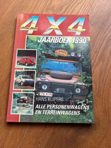 Autoboek 4x4 Terreinwagens Jaarboek 1990 beschikbaar voor biedingen
