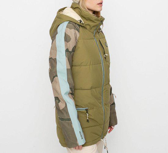 Burton wintersport jas, Kleding | Dames, Jassen | Winter, Zo goed als nieuw, Groen, Ophalen