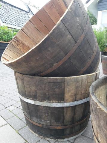 Eikenhouten Vat Bloembak 135 liter Aanbieding!!! Op=Op beschikbaar voor biedingen