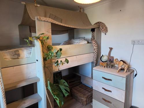 Jungle hoogslaper, Kinderen en Baby's, Kinderkamer | Stapelbedden en Hoogslapers, Gebruikt, Hoogslaper, Ophalen