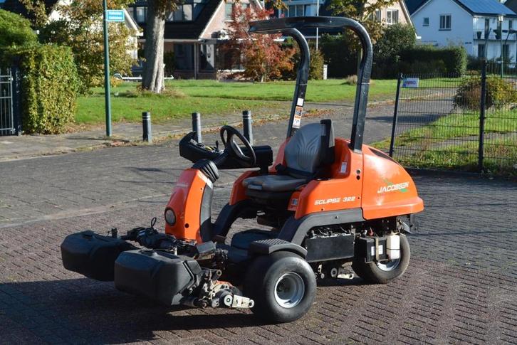 Jacobsen Eclipse kooimaaier 322 Hybrid Zitmaaier, Grasmaaier, Tuin en Terras, Grasmaaiers, Zo goed als nieuw, 50 cm of meer, Kooimesmaaier