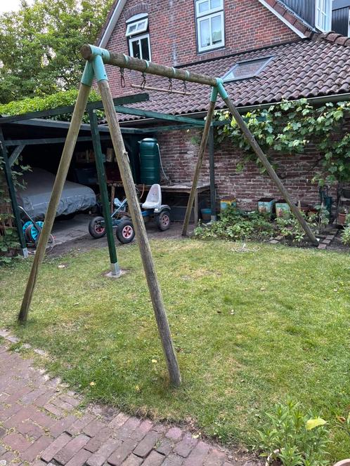 Schommel hout, Kinderen en Baby's, Speelgoed | Buiten | Speeltoestellen, Gebruikt, Schommel, Ophalen