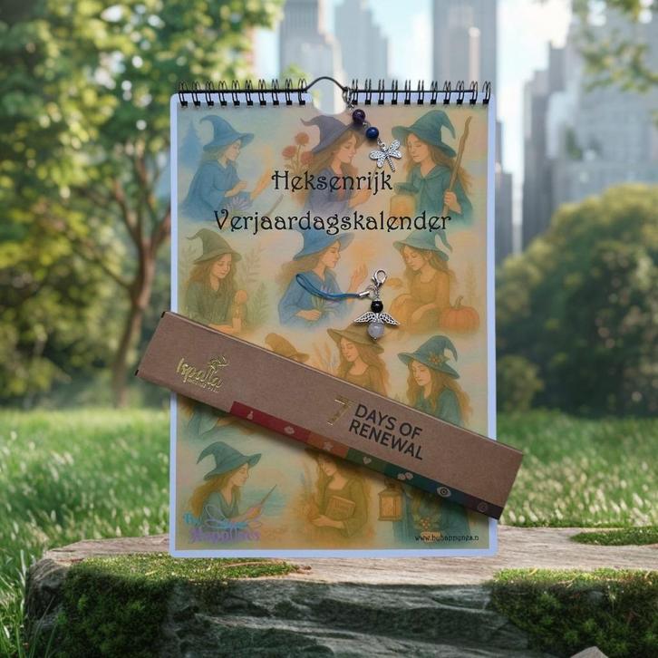Heksenrijk Verjaardagskalender, Diversen, Kalenders, Nieuw, Maandkalender, Ophalen of Verzenden