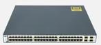 CISCO - WS-C3750G-48TS-S V04 Catalyst 3750 48 10/100/1000T +, Computers en Software, Netwerk switches, Ophalen of Verzenden, Gebruikt