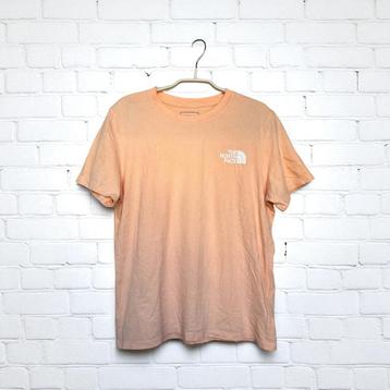 The North Face T-shirt Maat M Koraal Roze Rug Print beschikbaar voor biedingen