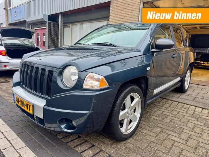 Jeep COMPASS 2.4 Limited 4WD AUT LEER DAK NETTE AUTO, Auto's, Jeep, Bedrijf, Compass, 4x4, ABS, Airbags, Centrale vergrendeling