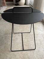 Bijzettafeltje design, rond mat zwart., Modern, Rond, 45 tot 60 cm, Minder dan 55 cm