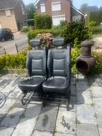 2 persoons bankje zwart leer 90 breed 3p gordels isofix, Auto-onderdelen, Ophalen of Verzenden, Gebruikt