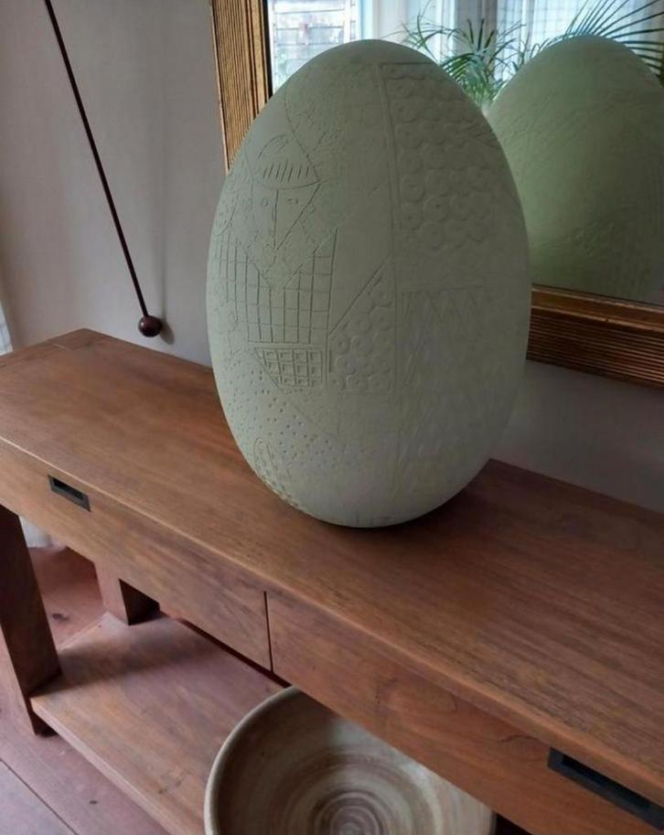 Decoratie (tekening) uniek stenen EI 48/53cm geldrop/Ehv, Huis en Inrichting, Woonaccessoires | Wanddecoraties, Zo goed als nieuw