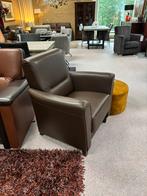 Leren fauteuil, Huis en Inrichting, Fauteuils, Ophalen, Zo goed als nieuw, 50 tot 75 cm, Leer