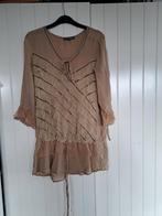 Beige boho tuniek/blouse van Superstar, mt.38, Maat 38/40 (M), Verzenden, Beige, Zo goed als nieuw