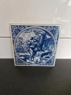 delfst blauw tegeltje, Antiek en Kunst, Ophalen of Verzenden