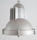 Industriële, originele lamp., Huis en Inrichting, Minder dan 50 cm, Industrieel, Gebruikt, Metaal