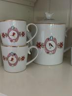 Pip Studio servies Love Birds wit met roze medaillon, Huis en Inrichting, Overige typen, Ophalen of Verzenden, Zo goed als nieuw