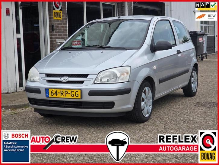 Hyundai Getz 1.1i Active Young STUURBEKR|55000 KM!|APK|D-RIE, Auto's, Hyundai, Bedrijf, Te koop, Getz, ABS, Airbags, Centrale vergrendeling