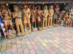 MASSIEF HOUTEN INDIANEN BEELDEN VOOR COUNTRY BAR STEAKHOUSE, Antiek en Kunst, Ophalen