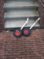 Steekwagenwielen / bolderkarwielen, Doe-het-zelf en Verbouw, Transportwagens, 100 liter of meer, Ophalen of Verzenden, Zo goed als nieuw